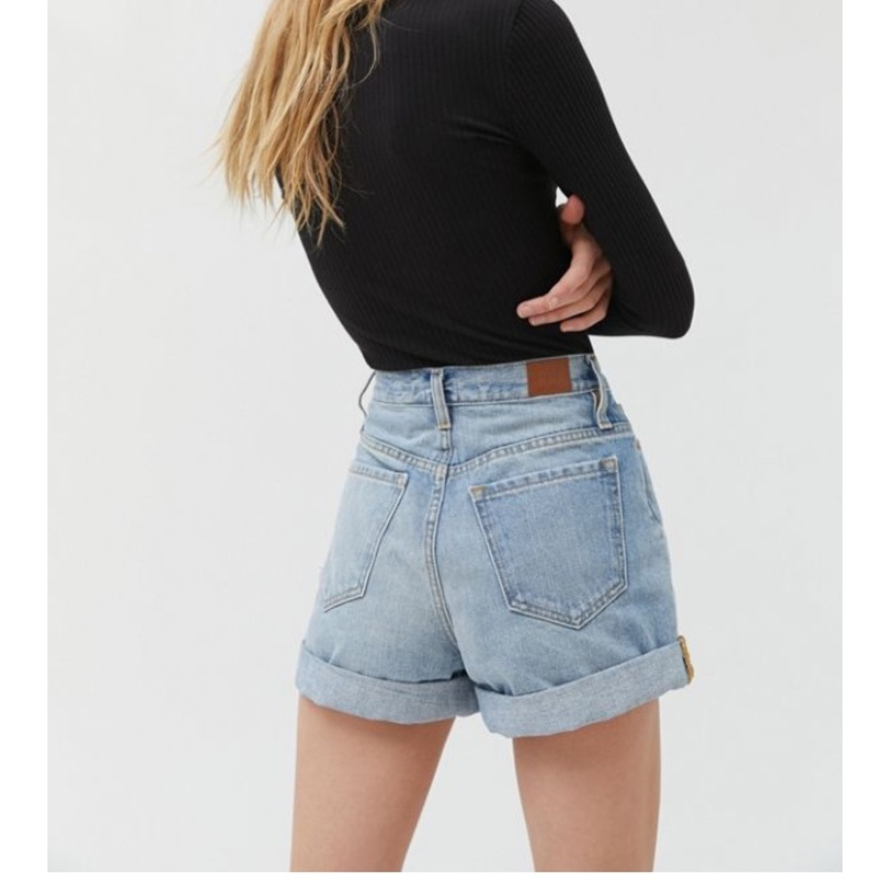 BDG Mom High Rise Denim Shorts